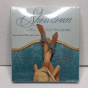 Showdown Tilly Bagshawe Audio Book 5 CD Set Read by Sonya Walger Cowboy Romance